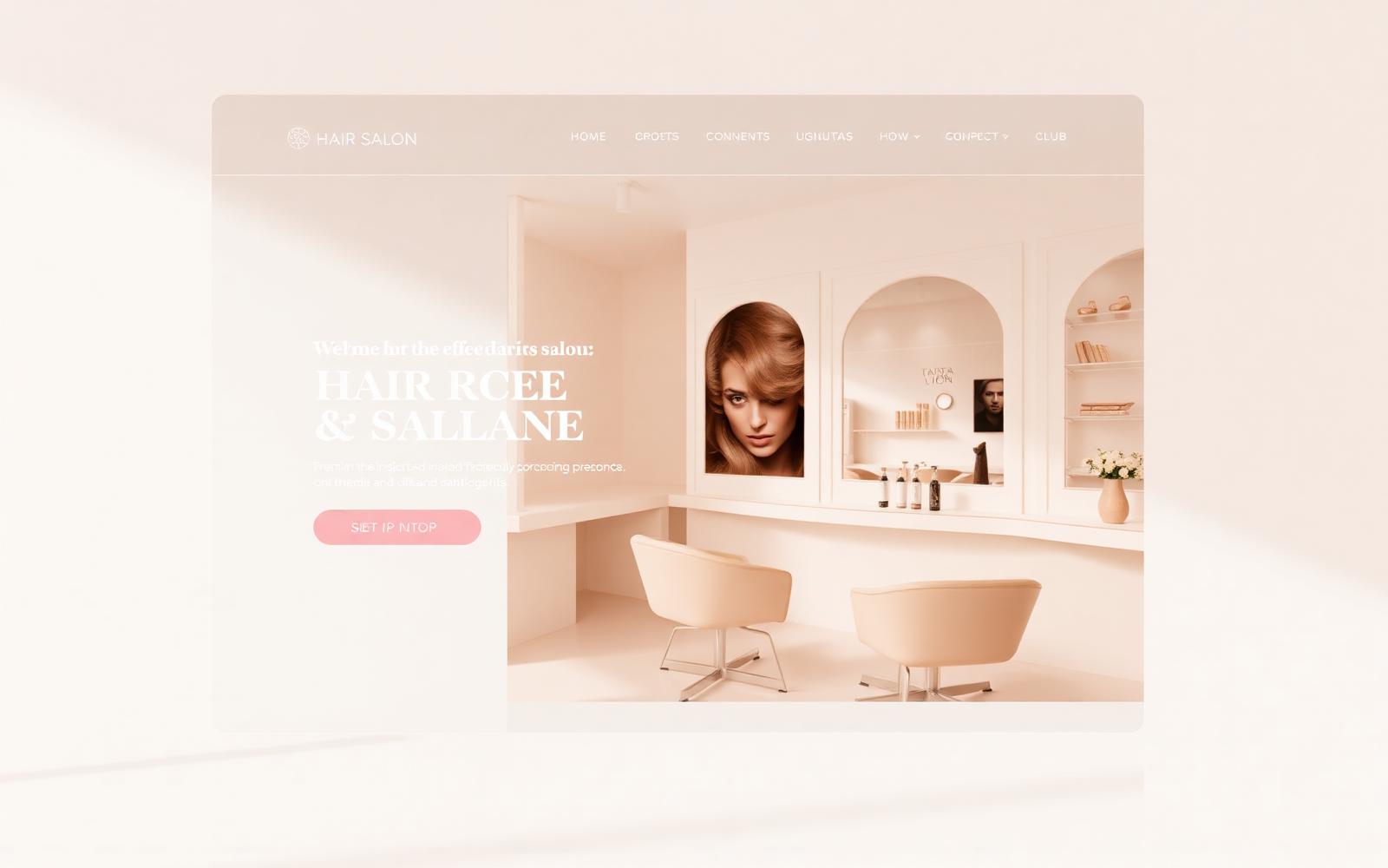 Salon de coiffure • Exemple de Site Starter
